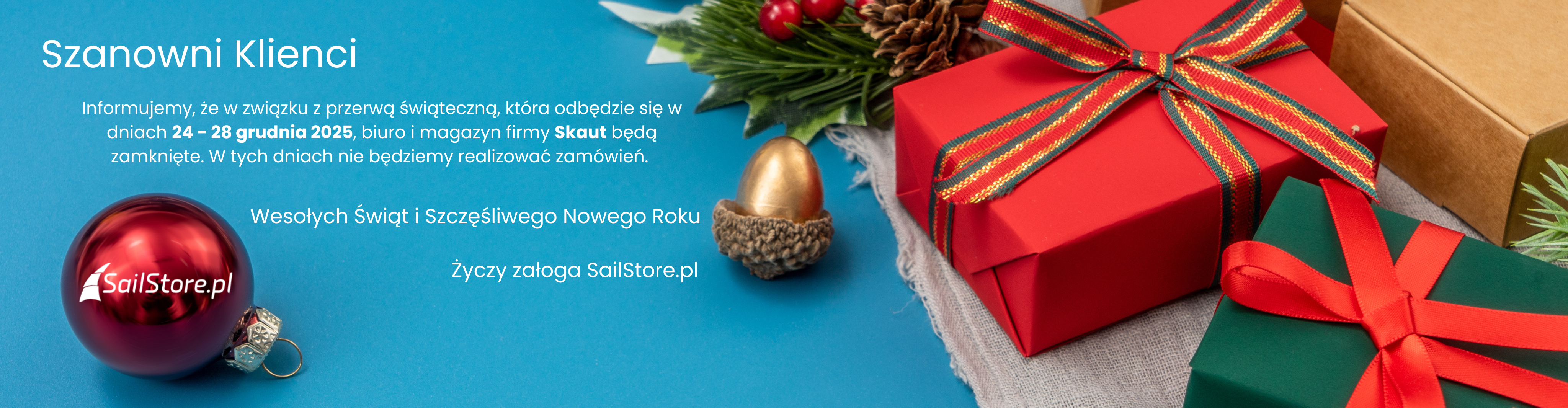 Wesołych świąt i Szczęśliwego Nowego Roku 2025